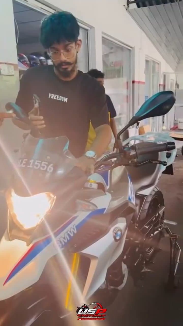 Happy rider with USP Motors